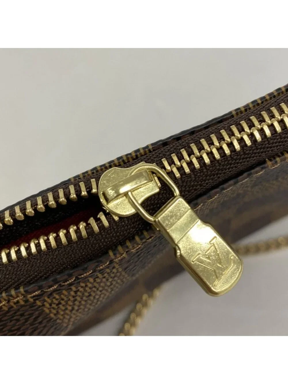 Louis Vuitton Pouch Damier Mini Pochette Soirle Ebene